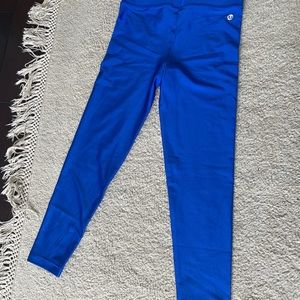 blue leggings
